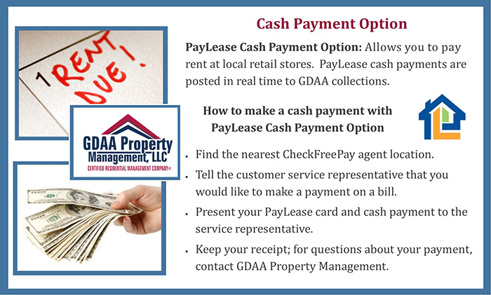 GDAA Has A Cash Payment Option for tenants in Round Rock, TX